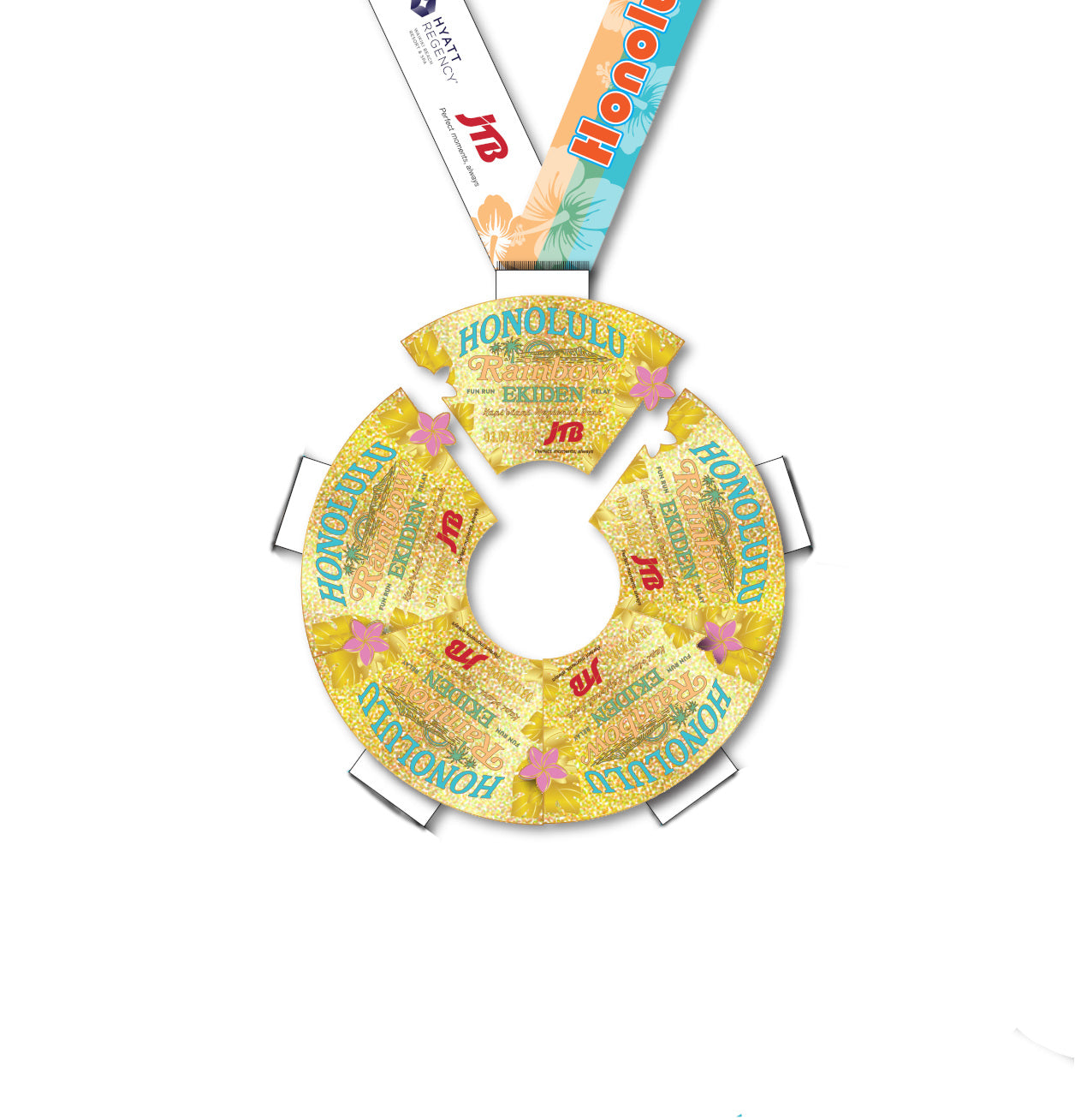 2025年参加記念メダルのデザイン発表 – Honolulu Rainbow Ekiden